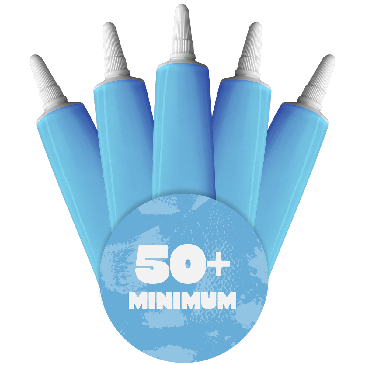 Blue Writing Icing Tubes