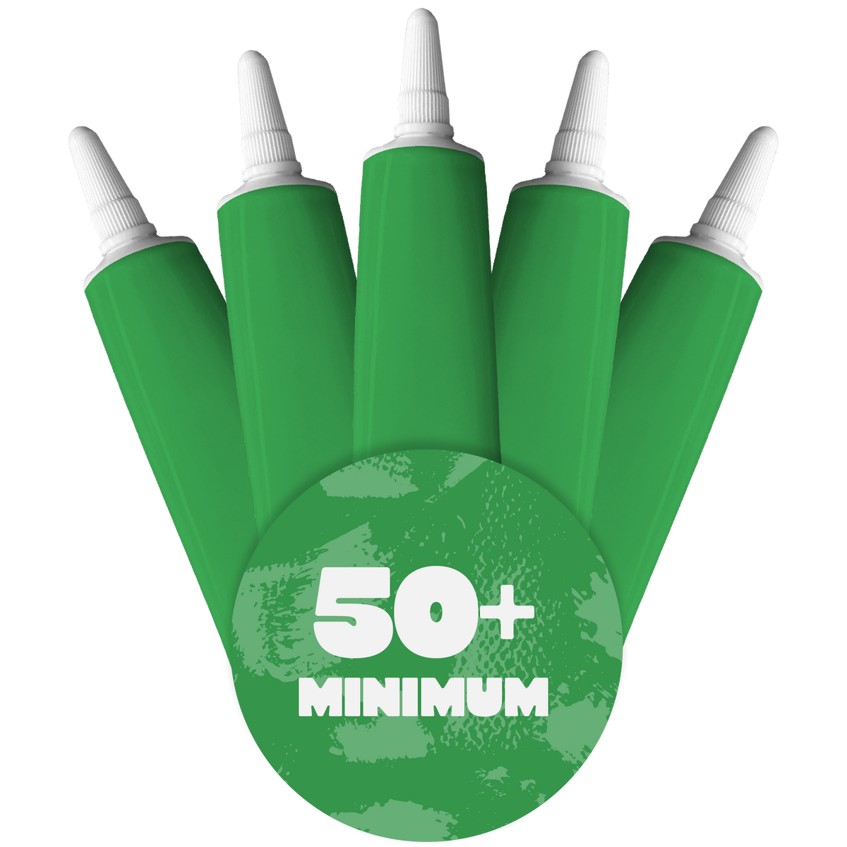 Green Writing Icing Tubes