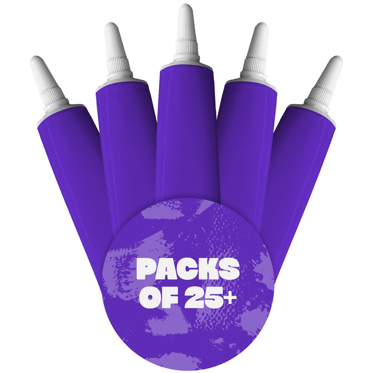 Purple Writing Icing Tubes