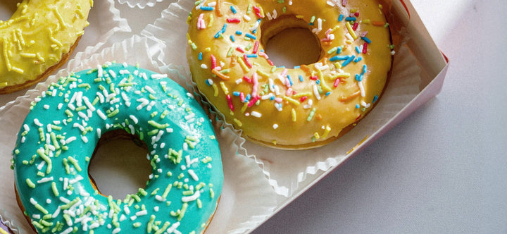 Rainbow Sprinkle Doughnuts