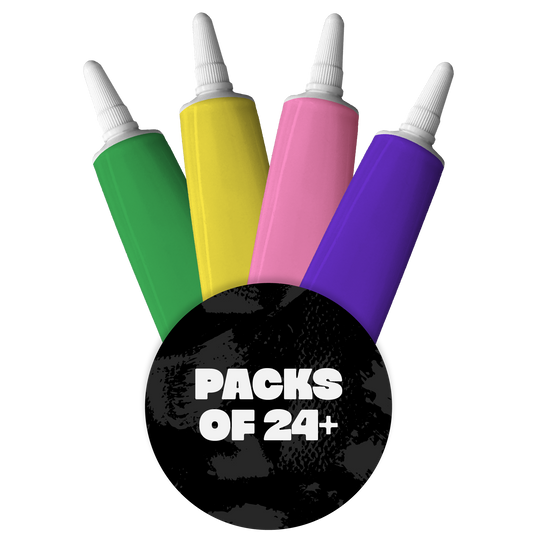 4 Colour Writing Icing Set - Green, Yellow, Pink & Purple