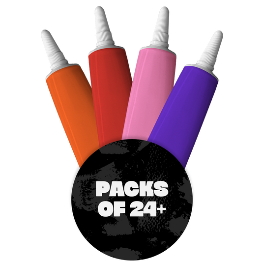 4 Colour Writing Icing Set - Orange, Red, Pink & Purple