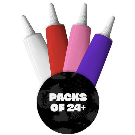 4 Colour Writing Icing Set - White, Red, Pink & Purple